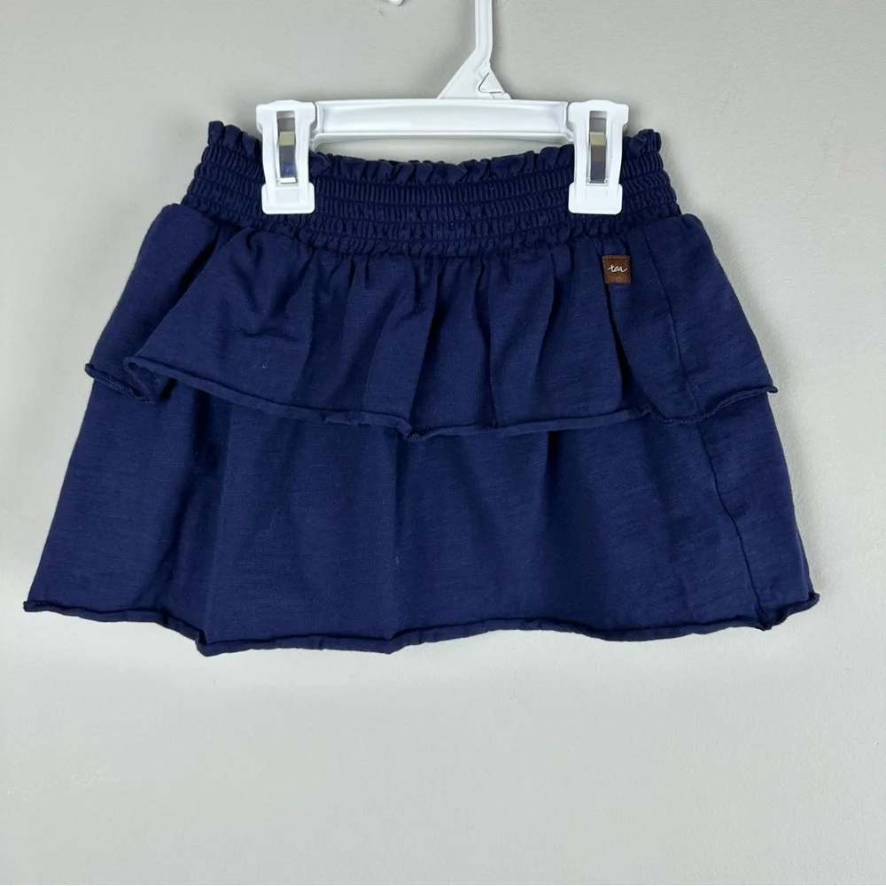 Tea collection tiered cotton skirt size 3